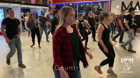 Country Girl Shake Line Dance Demo Lesson Youtube