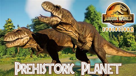 Prehistoric Planet T Rex Vs Triceratops Fight Created In Jurassic World Evolution 2 Youtube