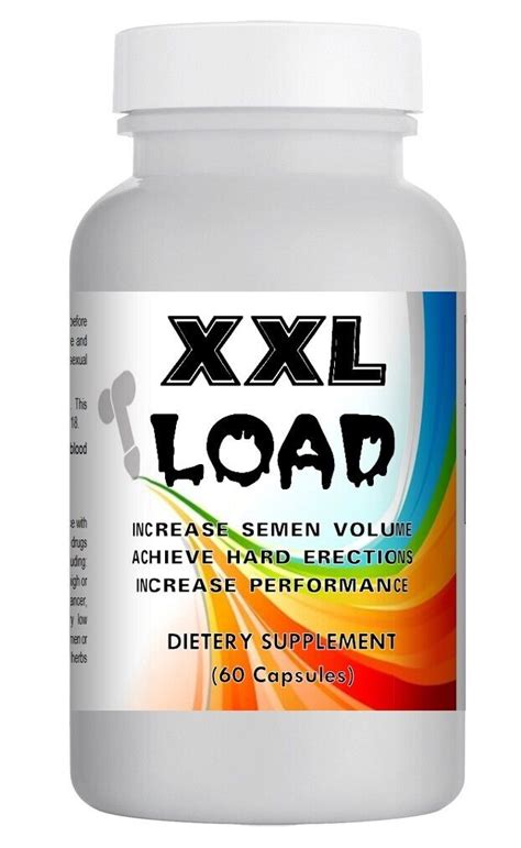 Xxl Load Semen Volumizer For Men Increase Ejaculation And Load Volume 60