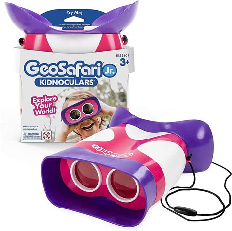 Educational Insights Geosafari Jr Pink Kidnoculars Binoculars For Kids