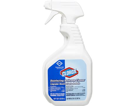 Clorox® Disinfecting Bathroom Cleaner 30 Oz Smart Tube Spray 9case