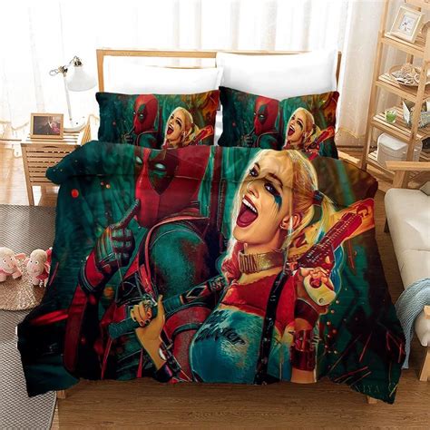 Harley quinn bedroom ideas has a variety pictures that associated to locate out the most recent harley quinn bedroom ideas pictures in here are posted and uploaded by adina porter for your. Birds Of Prey Harley Quinn #4 Duvet Cover Quilt Cover ...
