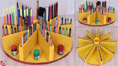 Wow What An Creative Pen Stand Best Out Of Waste Idea Do It
