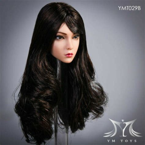 16 Female Head Sculpt Long Curly Hair For 12 Jiaou Doll Phicen Hot Toys Figure Ebay