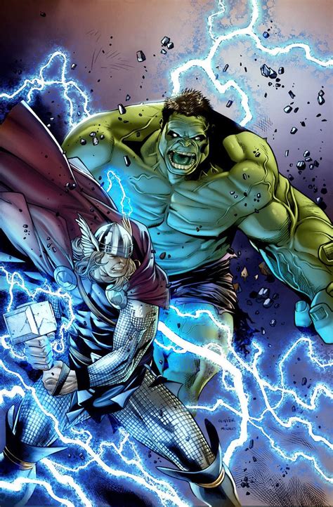 Hulk And Thor Vs Sentry Gladiator Marvel Avengers Comics Thor Comic Marvel Comics Covers