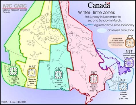 Gr 9 Geography Time Zones Of Canada
