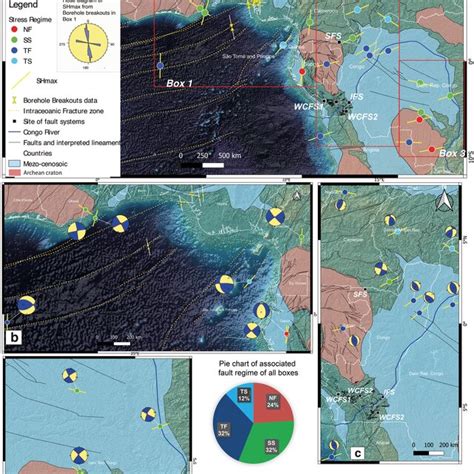 Regional Earthquake Distribution And Focal Mechanism Solutions A Map