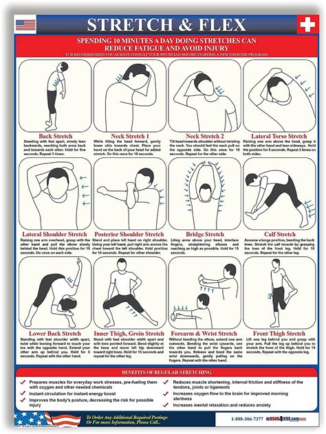 Workplace Stretch And Flex Poster Amazonca Office Products