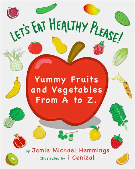Icenizal Childrens Book Lets Eat Healthy Please Yummy Fruits And