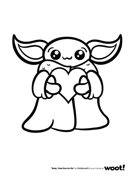Free Coloring Pages Baby Yoda