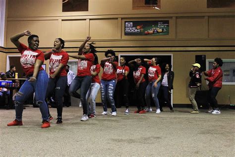 Student Organizations Step And Stroll For Black Student Union Greek