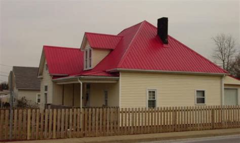 Colors available for 26 gauge. Red Roofing & Metal Roofing Showcase Image #30-Red ...