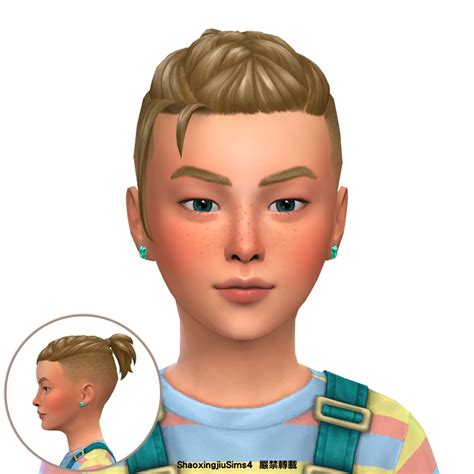 Child Mohawk Braided Hair The Sims 4 Create A Sim Curseforge
