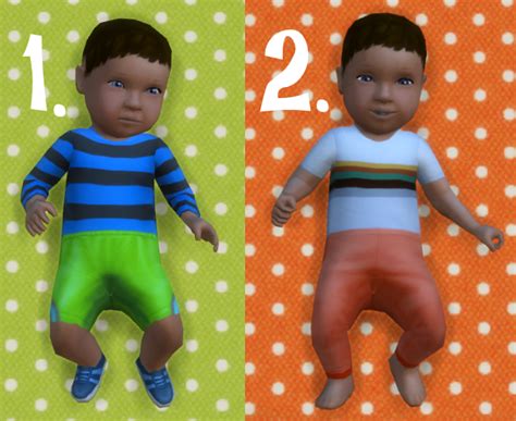 Sims 4 Baby Default Replacement Skin Tonmzaer