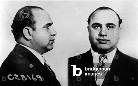 Al Capone 1899 1947 Prohibition Era Gangster Boss In 1931 Mug Shot