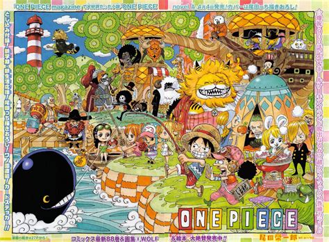 One Piece Chapter 1000 Color Spread One Piece Color Spread Chapter