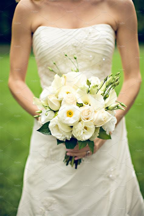 White Flower Bouquet ~ Photos ~ Creative Market