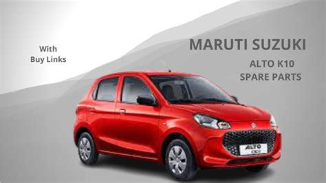 Maruti Suzuki Swift Spare Parts List Pdf