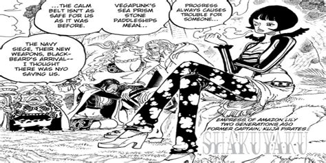Manga One Piece Reveals The Shocking Pirate Past Of Shakky 🍀 🔶 One Piece Reveals