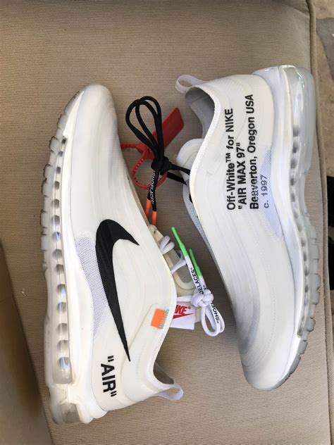 Fs Used Off White X Nike Air Max 97 Og White Size 13 Album And
