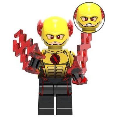 Reverse Flash Minifigure Dc Comics Super Heroes Lego Compatible Blocks