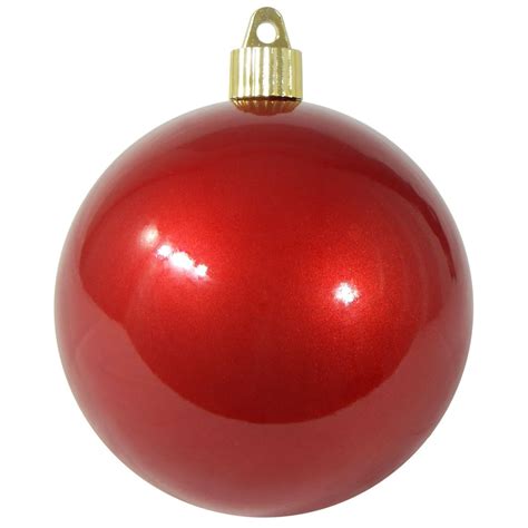 Shatterproof Large Ball Ornament 4 100mm Candy Red