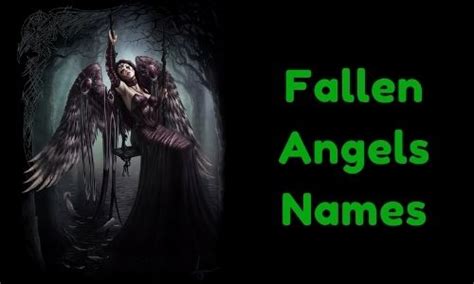 Names Of Fallen Angels