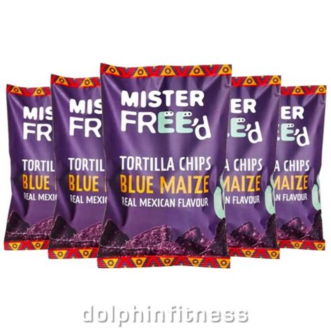 Mister Free D Blue Maize Tortilla Chips 12 X 135g