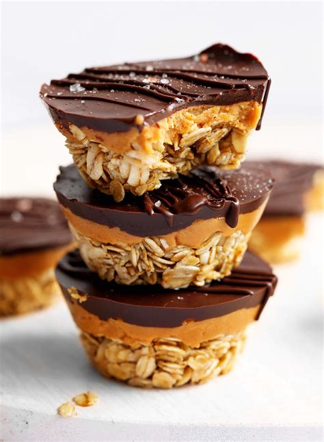 Caramel Chocolate Oat Cups UK Health Blog Nadia S Healthy Kitchen