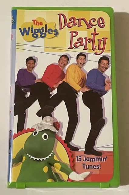 The Wiggles Dance Party Vhs Tape Clamshell 15 Songs 2001 600 Picclick