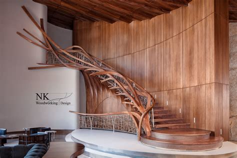 Custom Staircases Stair Design Curved Stairs By Nk Woodworking In