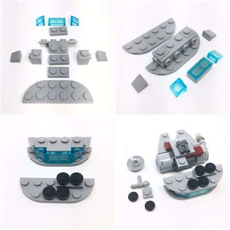 Poseable Micro Millennium Falcon Instructions The Brothers Brick