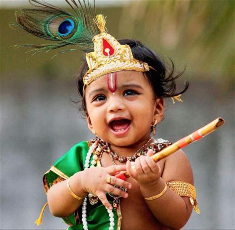 Baby Krishna Plume De Paon Little Krishna Fancy Dress Competition