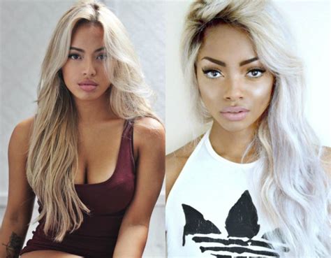 This is the perfect platform for you to choose your medium blonde hair dark skin of diverse styles for various occasions. Amazing Effect Of Platinum Blonde On Dark Skin | Hairdrome.com