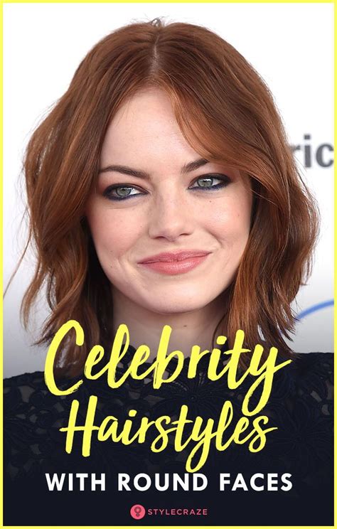 Haircuts for round face female indian. 30 Best Round Faced Celebrity Hairstyles | Round face ...