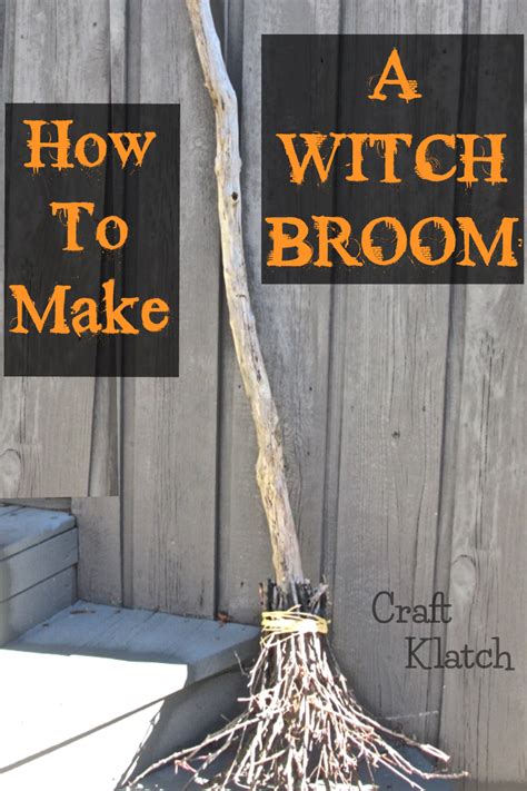Craft Klatch ® How To Make A Witch Broom Craft Tutorial