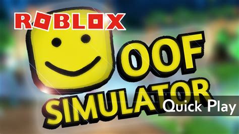 Roblox New Game Review Oof Simulator Youtube