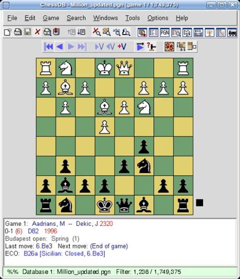 Chessdb Chess Database Software Linuxlinks