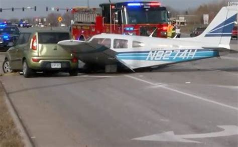 Small Plane Crashes Into Car On Minnesota Roadway Pilot And Driver