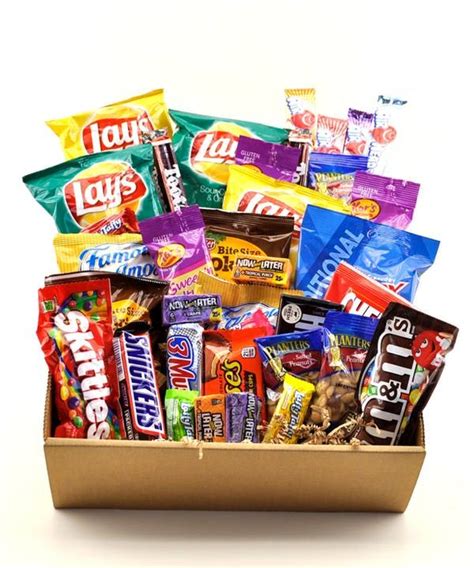 Foodiepages specializes in featuring local toronto food companies in gift baskets. Junk Food Gift Basket | Junk food gift, Food gifts, Fruit ...
