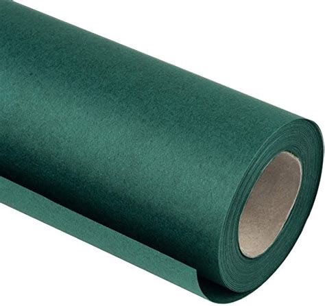 Ruspepa Xmas Green Kraft Wrapping Paper 815 Sq Ft