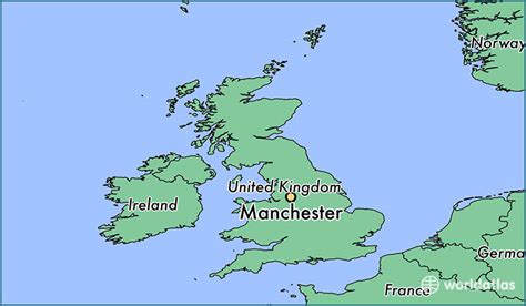 Where Is Manchester England Manchester England Map