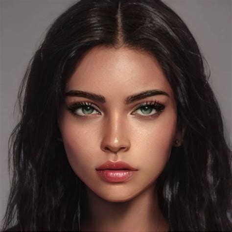pin by aree on art brown hair blue eyes girl black hair green eyes girl with green eyes