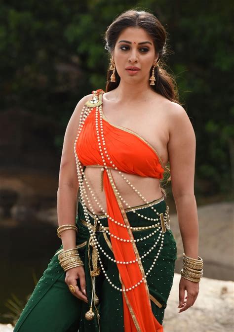 indian actress lakshmi rai in green lehenga orange choli beautiful bollywood actress indian