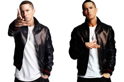 Eminem Not Afraid Black Leather Jacket Jackets Celebrity Outfits