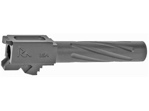 Rival Arms Barrel V1 Glock 19 Gen 3 4 9mm Luger Spiral Fluted Ss Gold