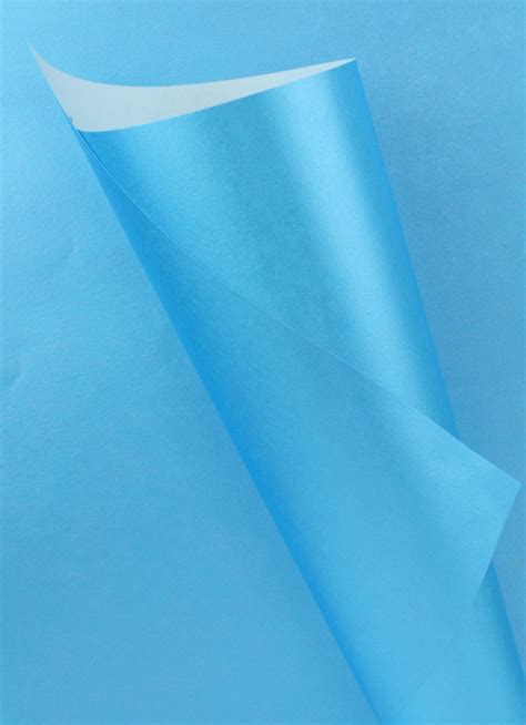 Pearlescent Paper Blue 90gsm Wl Coller Ltd