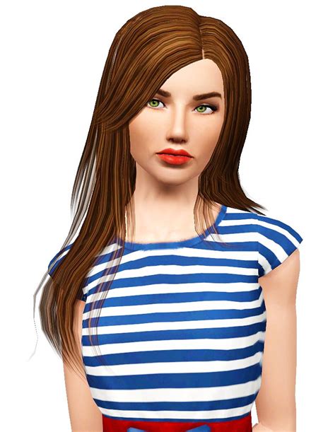 Sims2fanbg Hairstyle 11 Retextured By Pocket Sims 3 Hairs Sims Hair