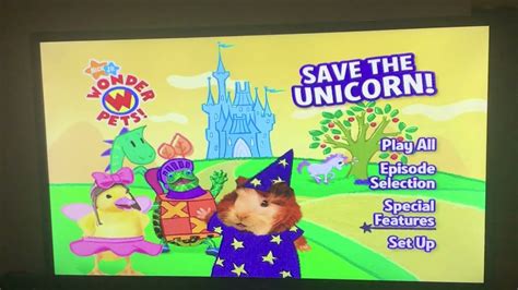 Wonder Pet Save The Unicorn Dvd Menu Youtube