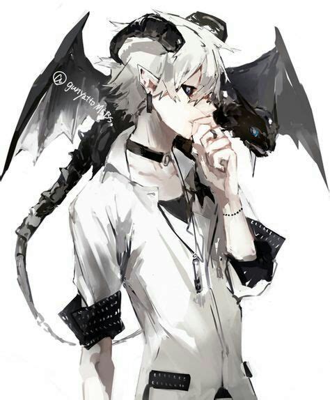 Anime Boy With Demon Wings